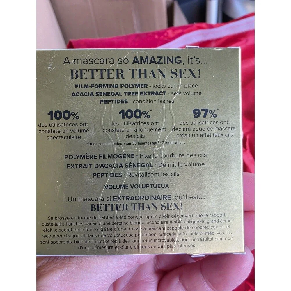 Too Faced Better than Sex Mascara in Black 0.13 oz TRAVEL C22